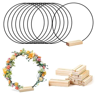 Productafbeelding van Set van 8 Metalen Ringen voor Creatieve DIY-projecten en Decoraties
