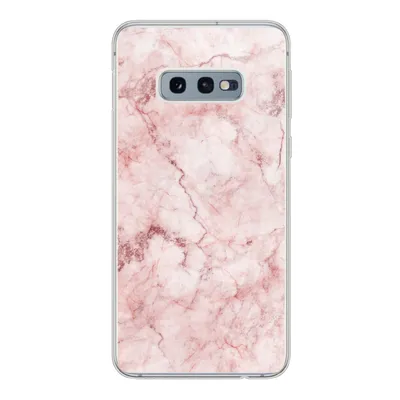 Produktbild von MuchoWow® Handyhülle Schutzhülle Hülle für Samsung Galaxy S10e Marmor - Rosa - Luxus Silikon Softcase Handy Hülle - Handy