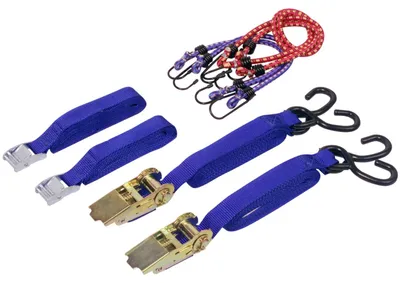 Imagen del producto de Juego de correas de sujeción y amarre, 8 piezas