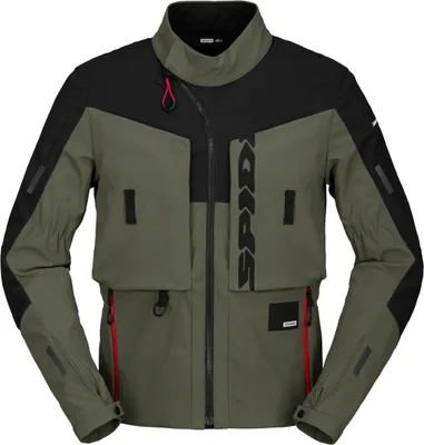 Zdjęcie produktu dla Kurtka motocyklowa Spidi Frontier, materiałowa, czarno-oliwkowa, rozmiar 3XL