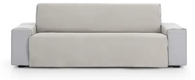 Sofa-Bezug für 2-Sitzer, Mink, 65% Baumwolle, Polyester