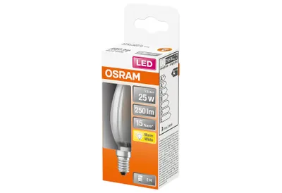 Obrázek produktu pro OSRAM 4058075436664 LED-Lampe LED RETROFIT CLASSIC B 25 E14 2,5 W matt