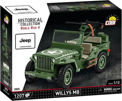 Obrázek produktu pro COBI Willys MB, Sada na stavění, 10 rok/roky, 1207 kusů