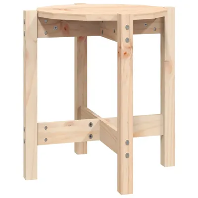 Zdjęcie produktu dla vidaXL Stolik kawowy Ø 42,5x45 cm lite drewno sosnowe