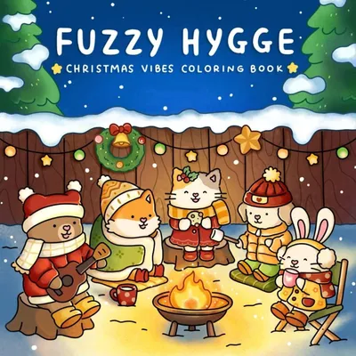 Produktbild von Malbuch für Erwachsene: Fuzzy Hygge – Gemütliche Weihnachtsmotive zum Entspannen & Ausmalen