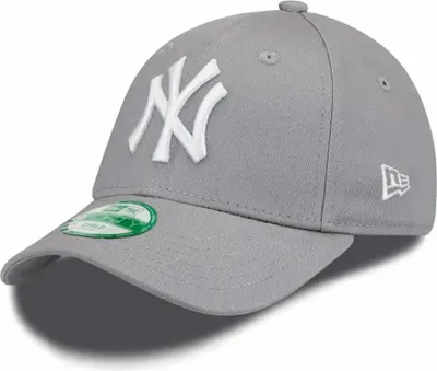 Zdjęcie produktu dla New Era Cap 9FORTY League Basic NY Yankees Grey/White Kids Youth, Czapka:Dzieci