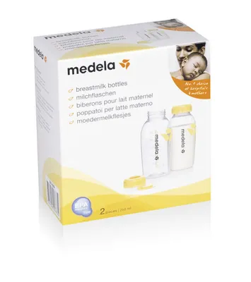 Produktbild von Plastikowe butelki Medela bez smoczka 250 ml - 2 szt