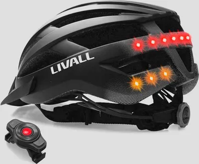 Produktbild von Livall Livall MT1 Neo Black Large - (Smart) Fahrradhelm - SOS-Funktion - LED-Blinker - Smart lighting