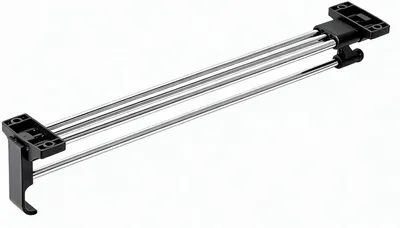 Productafbeelding van Telescopische kledingstang 400-723 mm verstelbaar voor kast