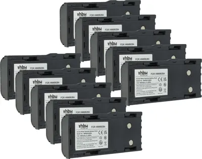 Produktbild von vhbw 10x Akku Ersatz für Motorola HNN9701A, HNN9808B, HNN9628B, HNN9628R, HNN9628C für Funkgerät, Walkie Talkie (1500 mAh, 7,5 V, NiMH) + Gürtelclip