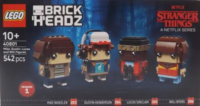 Obrázok produktu pre LEGO® BrickHeadz 40801 Mike, Dustin, Lucas a Will figúrky