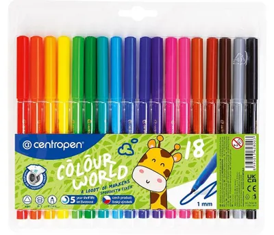 Produktbild von Centropen 7550 Marker - Satz mit 18 Stück