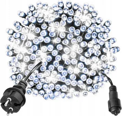 Produktbild von Weihnachtsbaumbeleuchtung 1000 Led Outdoor, Blinkeffekte, Kaltweiss, 72M Kabel