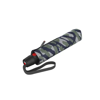 Produktbild von Knirps T.200 Duomatic Regenschirm Taschenschirm Schirm sturmfest hunting ocean