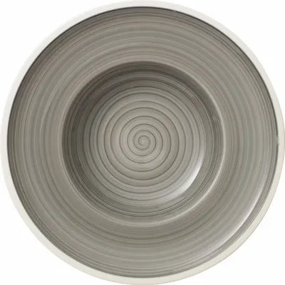Produktbild von Villeroy & Boch Manufacture Gris, Suppenteller, Rund, Porzellan, Grau, Manufacture Gris, 0,3 l