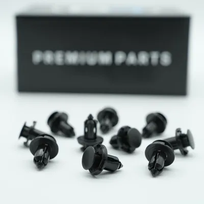 Imagen del producto de 20 clips para parachoques de Mitsubishi Outlander, Lancer, Pajero y Citroen, de 9 mm, número de pieza OEM MR200300
