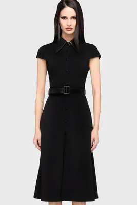 Produktbild von KILLSTAR KIHILIST Midikleid - Obsidienne Collar Dress L