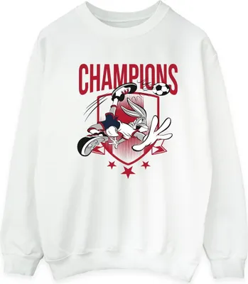 Obrázok produktu pre Looney Tunes - mikina "Champions" pre mužov BI49133 (S) (Biela)