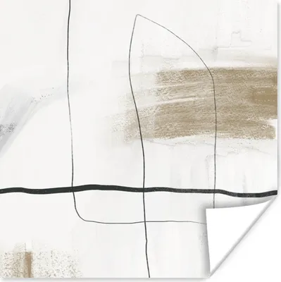 Produktbild von MuchoWow® Poster Kunst - Minimalismus - Abstrakt 75x75 cm - Wand Dekoration