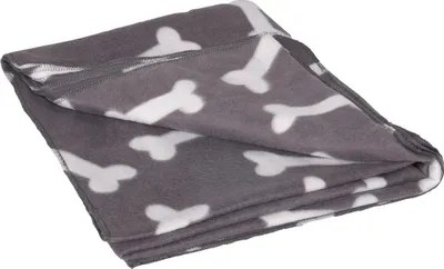 Obrázek produktu pro Fleecová deka Karlie Flamingo - 150 x 130 cm - šedá