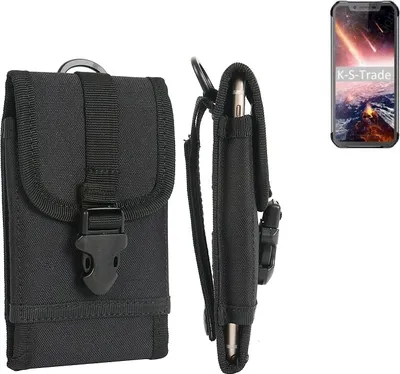 Produktbild von K-S-Trade Handyhülle kompatibel mit Blackview BV9600 Plus Gürteltasche Holster Handytasche Gürtel Tasche Schutzhülle Robuste Handy Schutz Hülle