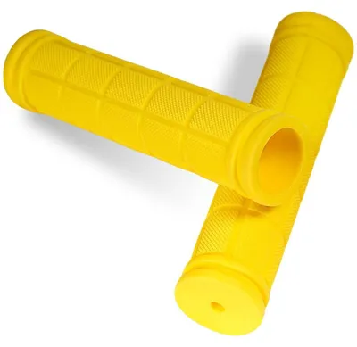 Immagine prodotto di Manopole per bicicletta, 1 paio, ergonomiche, antiscivolo, in gomma, 22 mm, colore giallo