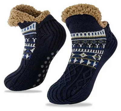 Produktbild von Hüttensocken Kuschelsocken Stoppersocken Schlafsocken Large Dunkelblau
