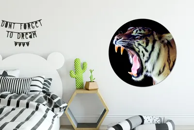 Produktbild von MuchoWow® - Mauerkreis - Wandbilder - Runde Bild - Bild aus Aluminium - Schlafzimmer - Wohnzimmerdekoration - Wand Dekoration