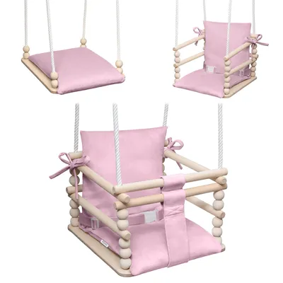Immagine prodotto di MAMOI altalena per bambini 3in1 con cintura di sicurezza, altezza regolabile, altalena da interno, struttura stabile, montaggio semplice