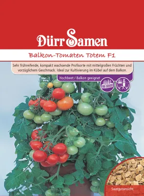 Artikelbild 1 von 'Balkontomate Totem F1' aus der Kategorie Snacktomatensamen