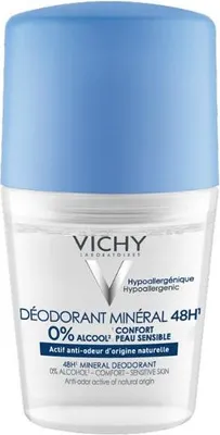 Immagine prodotto di VICHY Deodorante minerale 48h Roll-On, soluzione da 50 ml