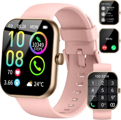 Produktbild von Jugeman Smartwatch Herren Damen, Sportmodi Fitnessuhr mit Wasserdicht Fitness Tracker Sportuhr für Android iOS