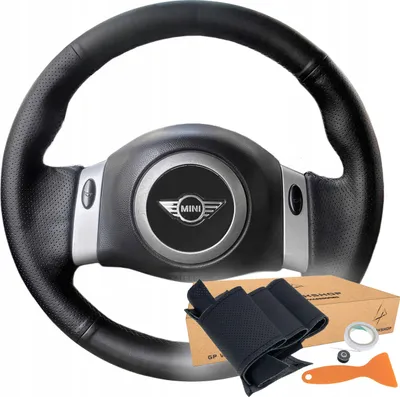 Produktbild von Lenkradbezug mit Bizepsbesatz für MINI R50 R53 R60