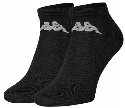 Produktbild von Kappa 3 Paar Sneakersocken Herren Schwarz Größe 39-42