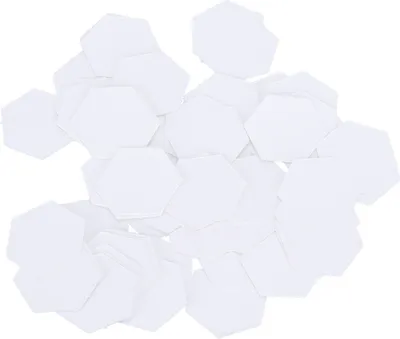 Image de Gabarit de patchwork, gabarit hexagonal, gabarit en papier, outil de couture, moule à quilter, planche à coudre