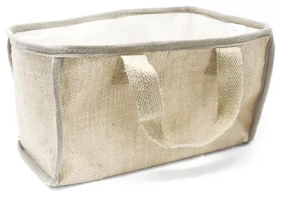 Imagen del producto de Cesta grande de yute - 33x18x20cm - Natutal