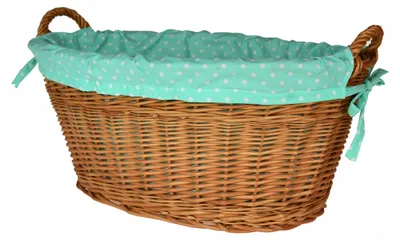 Produktbild von Aufbewahrungskorb aus Weide 60 cm mit Einsatz