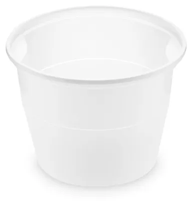 Produktbild von 100x Suppenbecher 750 ml PP weiß siegelbar Ø 12,7 x 9,7 cm