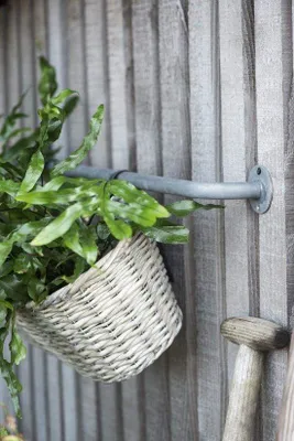 Image de Panier suspendu en osier - 60 cm - Pour les balcons