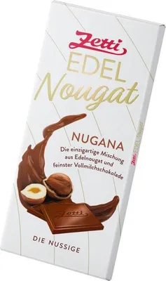 Produktbild von Zetti Edel Nougat Nugana Tafel 100g