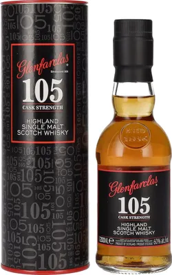 Produktbild von Glenfarclas 105 Cask Strength Single Malt Scotch Whisky, 60% Vol. 0,2 l