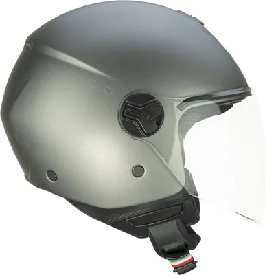 Image de Casque Jet CGM 167A FLO MONO Anthracite satiné Visière longue taille XS