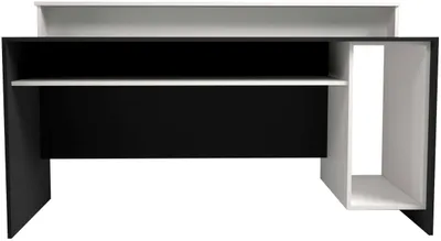 Produktbild von Gaming-Schreibtisch Beri 140 cm - weiß/schwarz