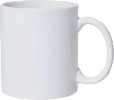 Produktbild von Kaffeetasse 300 ml aus Porzellan - 6er Set / weiß - Kaffeebecher Tasse Becher G3