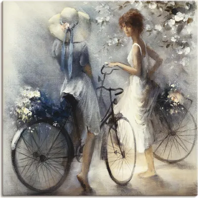 Produktbild von ARTland Leinwandbild Frühling III Größe: 40x40 cm