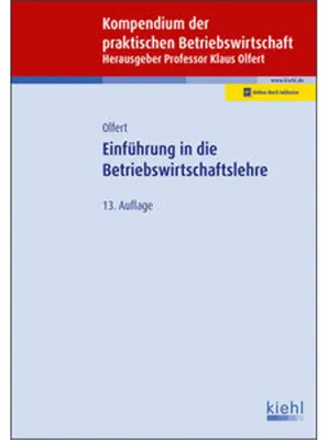 Obrázek produktu pro Einführung in die Betriebswirtschaftslehre