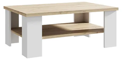 Obrázok produktu pre Couchtisch >Chelles< in Weiß matt - 107x42,8x67cm (BxHxT)