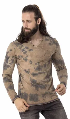 Produktbild von CL517 Herren Langarmshirt in extravagantem Look