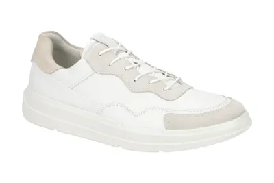 Produktbild von Ecco Herren Schnürschuhe Sportlich Gummisohle weiß