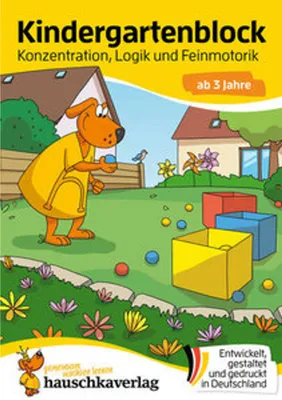 Produktbild von Kindergartenblock ab 3 Jahre - Konzentration, Logik, Feinmotorik